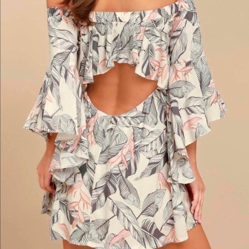 Sun-Drenched Daydream Off-the-Shoulder Dress CN - Picture 3 of 14